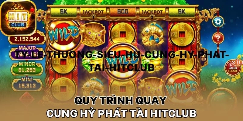 Quy trình quay Cung hỷ phát tài Hitclub